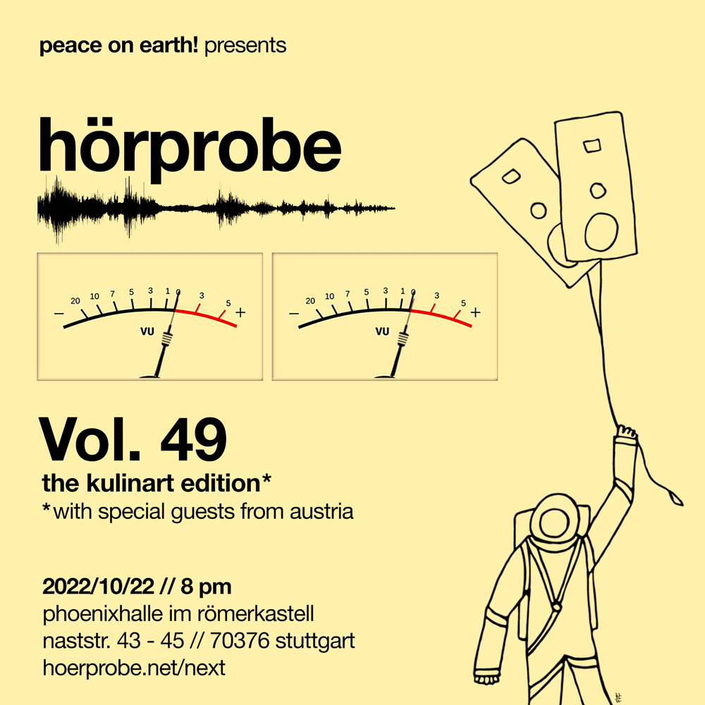 hörprobe Vol. 49 - the official home of hörprobe flyer